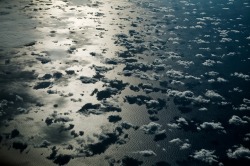 wonderous-world:  The aptly titled series Sea of Clouds by German photographer Jakob Wagner presents a beautiful view of the Mediterranean Sea from above. Each image features a spectacular view of cloud formations set against a shimmering backdrop of
