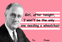 gollurn:  Here’s to receiving the presidential treatment this valentine’s day 