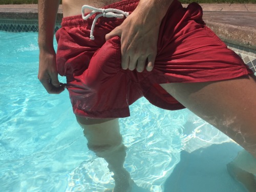 hersassymouthintolerant:  The way the panties swim around her ankles, the way she kicks, the way she