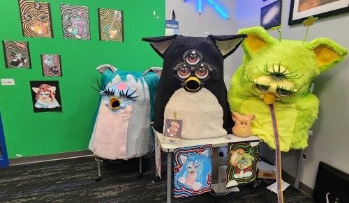 Show Cased Some Of My Furby Art !!