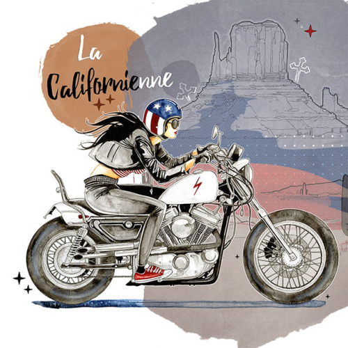 &ldquo;La Californienne” + process shots ** I will be a part of the Oil&amp;Ink 2017 ** You will be 