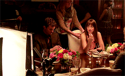 50shades: Dakota and Jamie in the new BTS video.