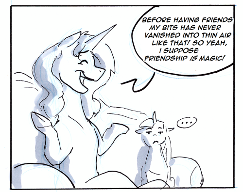 Did you really expect a fluffy, heart warming comic? ewe