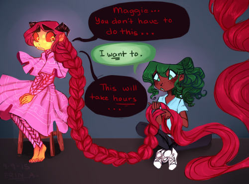 alzana-art: Anonymous said:If it isn’t too much to ask, can you draw some Ava and Maggie like 