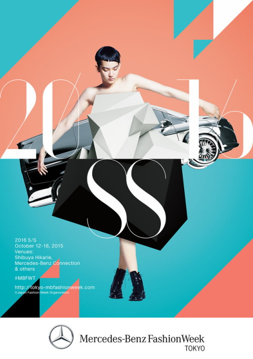 Japanese Poster: Fashion Week Tokyo. Masanori Sakamoto (DELTRO). 2015