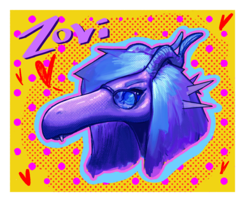Here’s a commission i did for zovi over on twitter, 2 versions of their purple noise drag