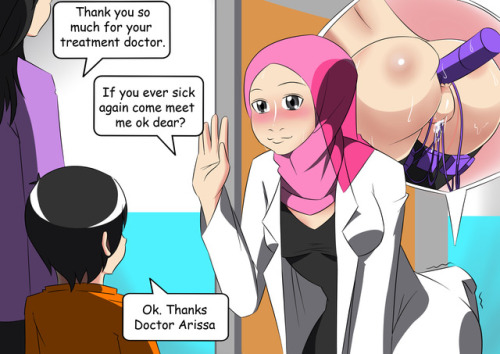 hslartes:  Doctor Arissa Treatment - Examination 7 Doctor Arissa did her best for that kid, its time