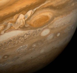 vintagefuturist:  This view of Jupiter’s