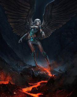 scifi-fantasy-horror:  Archangel by 88grzes