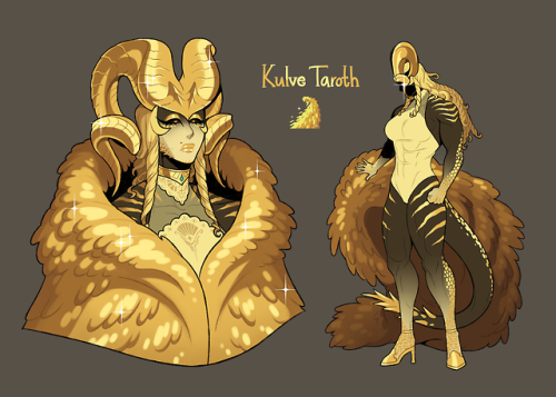 Kulve Taroth GijinkaShe’s the queen of an earthen kingdom and lives in her golden castle underground