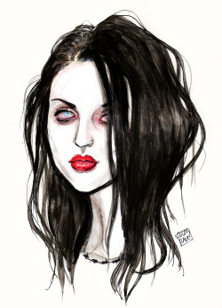 lucasbavid:  Frances Bean Cobain attends