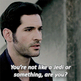lizshenstridge:  Allow me to introduce myself. Lucifer Morningstar.