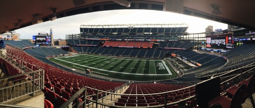 Morning of the Patriots Home Opener at Gillette Stadium. September 18, 2016