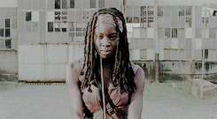 shadesofdixon:  TWD Meme: [2/3] Walker Kills → Michonne [Say The Word]