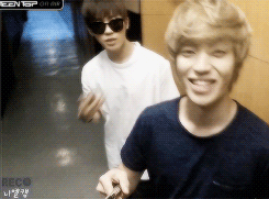 jjangjo:  niel and changjo selfcam  