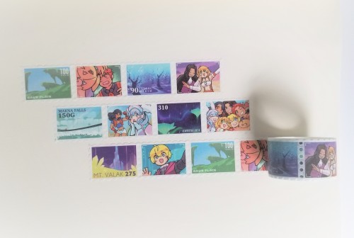 - letter from shulk -xenoblade stamp washi tape! available in my shop! https://www.etsy.com/listing/