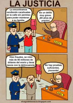 humorhistorico:  El increíble sistema judicial de Latinoamerica. duro con el pobre.