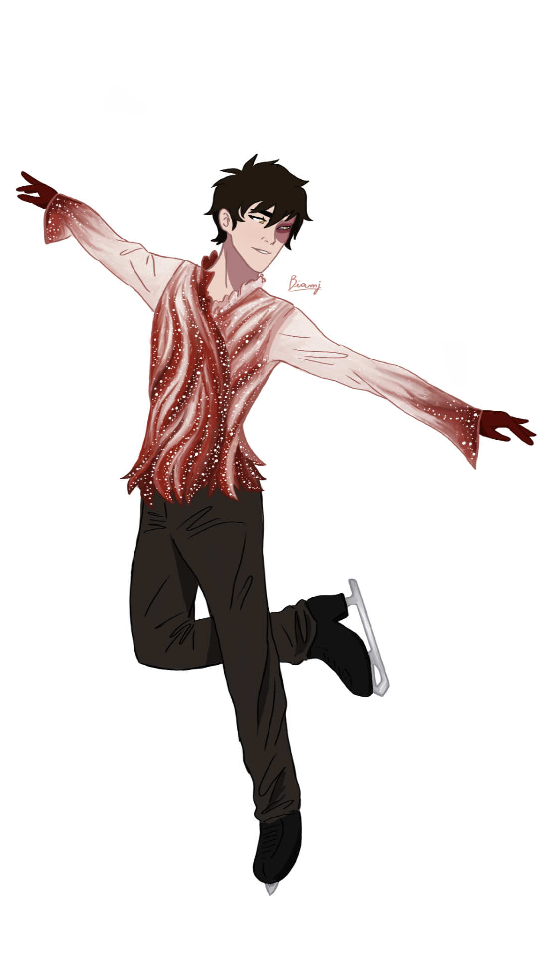 bee-mj-deactivated20220523:My contribution to zukka olympics au ✨(click for better quality!!)