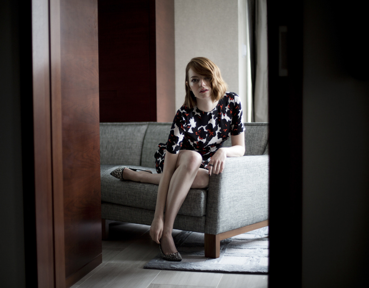 bodysofwork:  Emma Stone - Todd Heisler Photoshoot for The New York Times