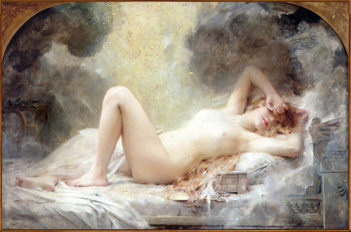 Danaë and the Shower of Gold, Léon Comerre, ca. 1908  