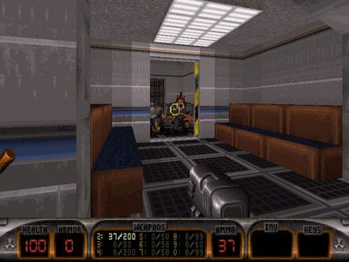 helm108:  I wish I could find the source (I saved these years ago) but quite a while back someone was working on a full Fifth Element mod for Duke Nukem 3D. There’s Korben’s apartment, the apartment building hallway, and you can even see the Fhloston