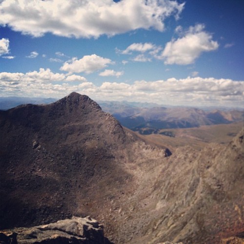 View of Mt Bierstadt yesterday #colorado #14000ft #14er #clymblife #hiking