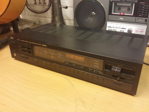 JVC RX-150 FM/AM Digital Synthesizer Receiver, 1987