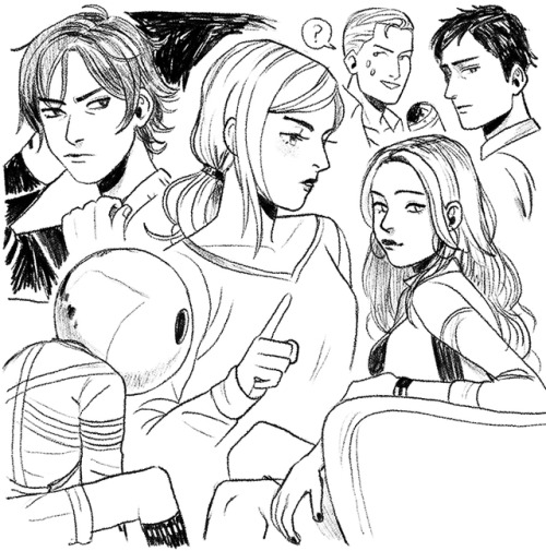 did someone say massive dump of ZE art and doodles i hadn’t posted here? if you like zero escape, i’