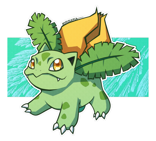 December Pokémon Challenge 2021, 27/31: Ivysaur »Exposure to sunlight adds to its strength.»