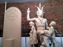 poppunkvampire:  vicemag:  Here’s the First Look at the New Satanic Monument Being Built for Oklahoma’s Statehouse In January the Satanic Temple announced plans to erect a monument glorifying the Dark Lord on the front lawn of the Oklahoma Statehouse.