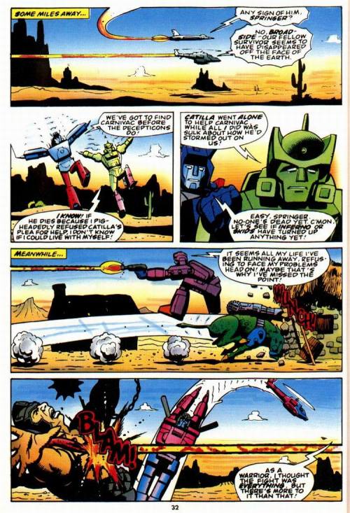 Marvel UK’s Carnivac (Part 2)Canivac’s next appearances showed the conflict between his warrior hono