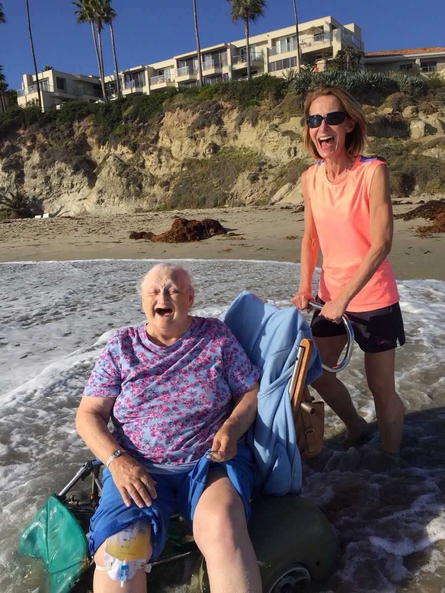 stunningpicture:  My grandma wanted to see the ocean one last time before checking