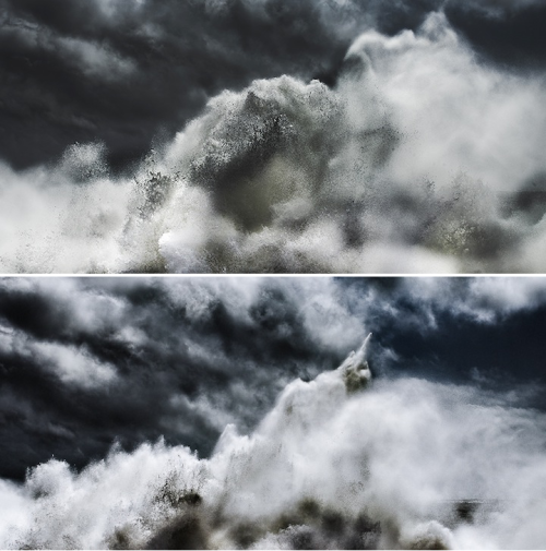 landscape-photo-graphy: The Fury of the Sea Against a Dark Sky Captured by Alessandro Puccinell