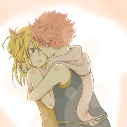 sasumiyahiko:  Natsu: “I’ll always here to protect you…”Lucy: “N-natsu!? W-what’s with you?!”Natsu: “Nothing. I’m fine, just… I thought that one day I lose you.” 