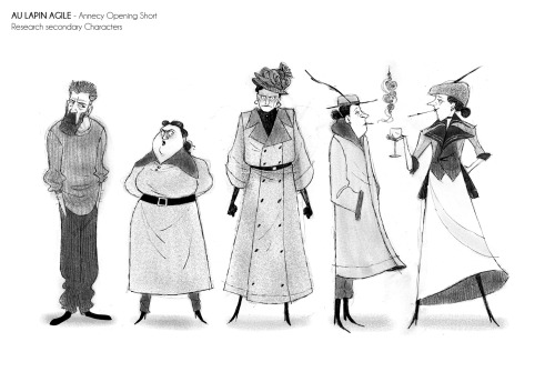 thibaultleclercq:Characters I did for the Annecy opening short.Here is the movie : vimeo.com