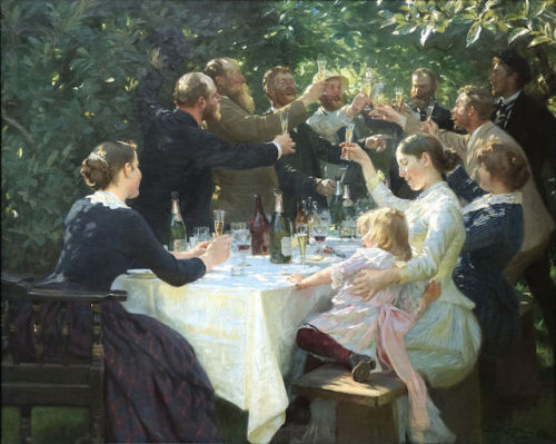 Peder Severin Krøyer - Hipp hipp hurra! (1888)