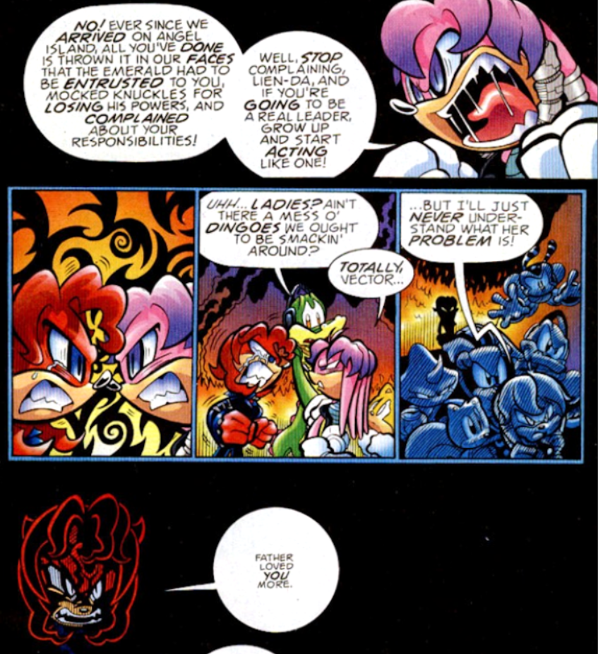 SONIC The HEDGEHOG Comic Book #141 December 2004 KNUCKLES JULIE SU