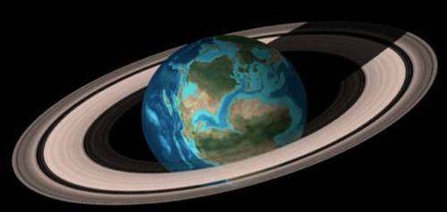 earthstory:One day the Earth might copy its gas-giant brothers and garner a ring system of its own. 