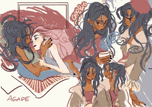 doodles of an old oc