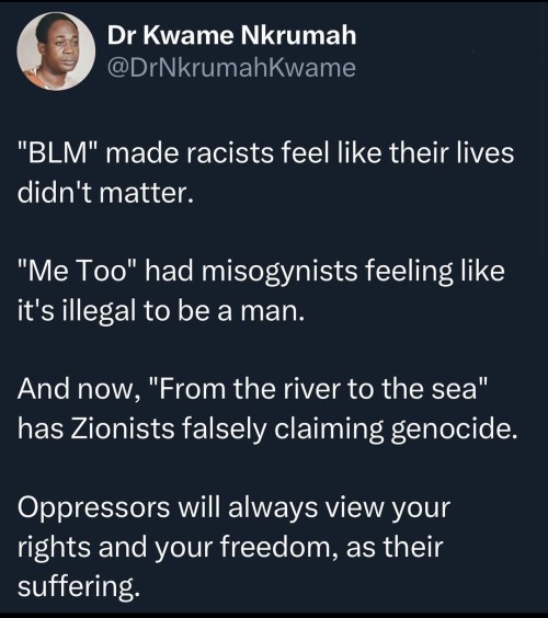 Oppressors Want You To Think They Are The Victim.