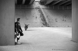 bikershot:  From the series Bikershot © Cedric Lefebvre  Woof