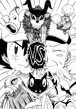 rohanite:  Custom VS screen for Ash VS Ramos, I am ready for this battle~ 