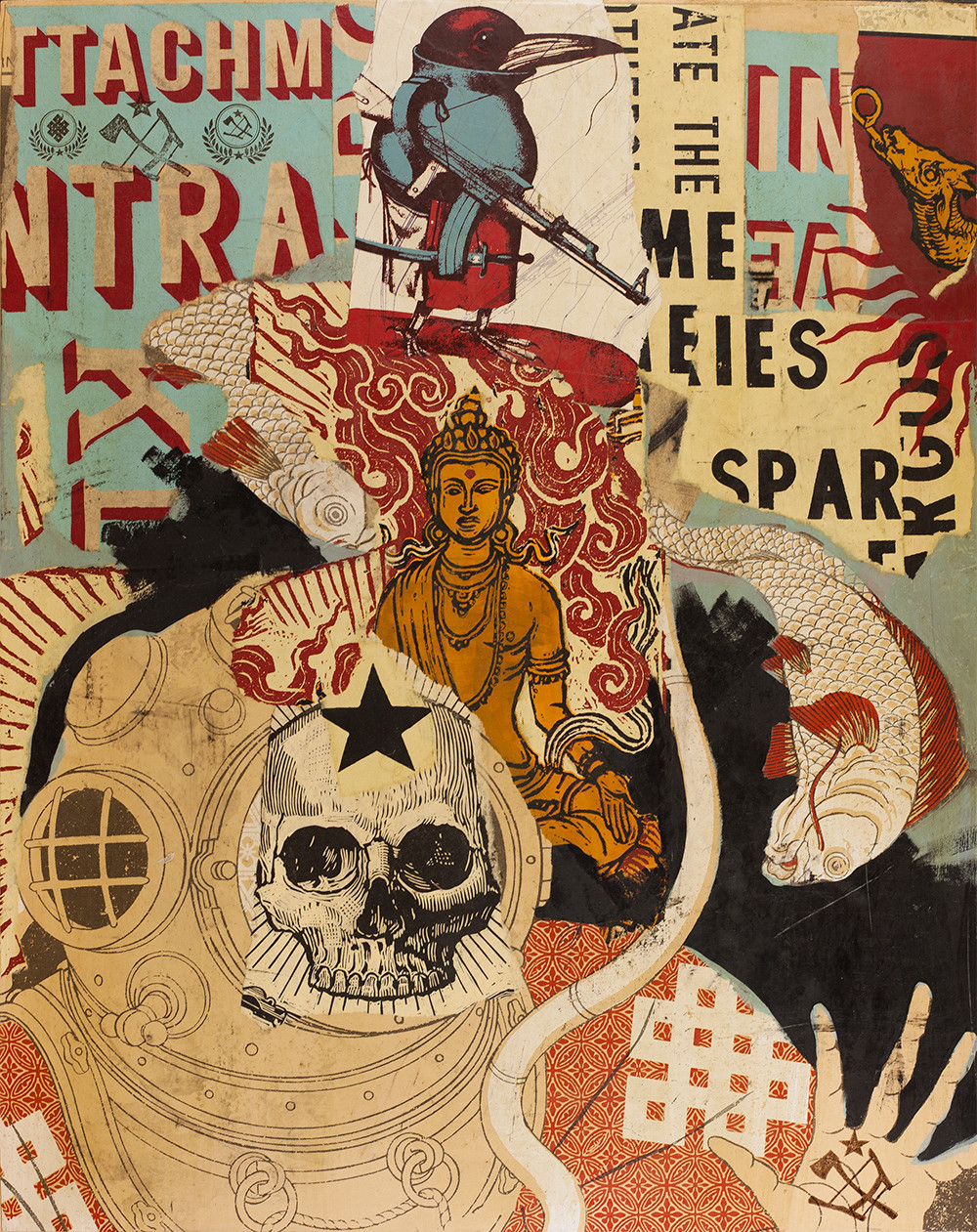 ohthentic:  supersonicart:  Ravi Zupa’s “New Works” at Art Market San Francisco.