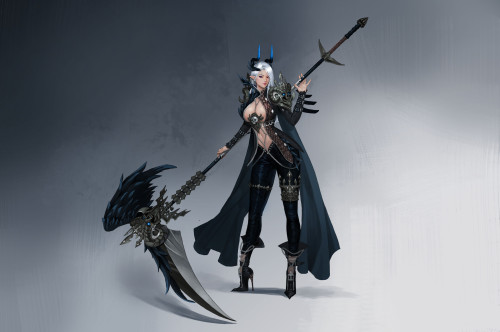 Game Concept Art_Grim File Reaper choe yera https://www.artstation.com/artwork/8lX8Ym