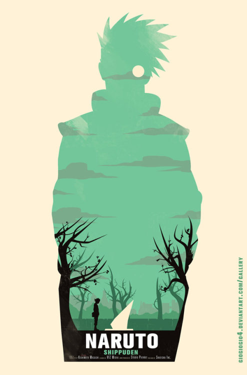 pixalry:  Naruto Shippuden Poster Set - Created by GIO Design Prints available at Society6 | Artist’s Blog