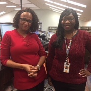 Today is Wear Red Day in support of women’s heart health. Library staff at Stratton Library ar