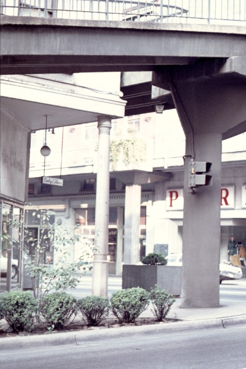 Elevated Sidewalk, Morristown, Tennessee, 1971.