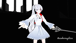 strawberryalice:  My favorite RWBY ladies doing what they do best     \(• ◡