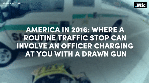 This officer pulled a gun on a black motorcyclist for seemingly no reason:
