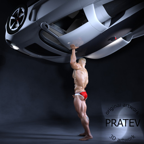 pratev: Alex’s Car Lift (SFW, 1 of 2) I suddenly have a new appreciation for digital art 